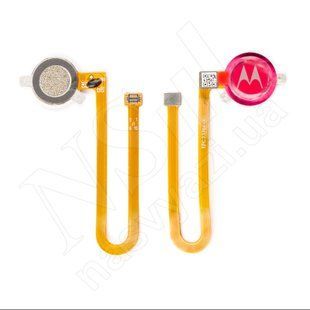Шлейф MOTOROLA E6S XT2053 2020 на сканер відбитка пальця, рожевий 00-00121421 фото
