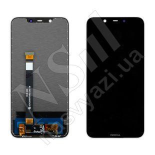 Дисплей NOKIA 7.1 Plus8.1X7 TA-1099TA-1113TA-1131TA-1121 2018 з чорним тачскрином 00-00020498 фото