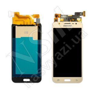 Дисплей SAMSUNG J500 Galaxy J5 2015 з золотистим тачскріном 00-00020155 фото