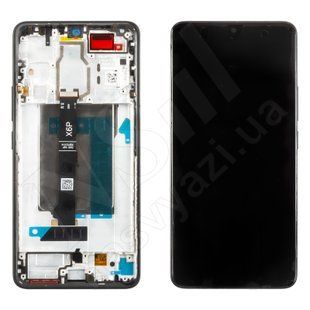 Дисплей XIAOMI Poco F6 IPS 2024 з чорним тачскрином та рамкою 00-00123806 фото