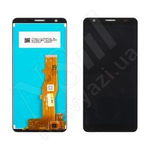 Дисплей ZTE Blade A3 2020 із чорним тачскрином 00-00024306 фото