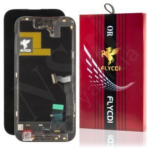 Дисплей APPLE iPhone 14 Pro AMOLED FHD FLYCDI-HARD з чорним тачскріном 00-00124326 фото