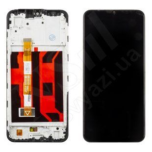 Дисплей VIVO Y21 2021 з чорним тачскрином та рамкою 00-00123821 фото