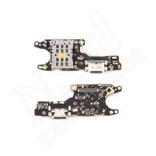 Нижня плата HUAWEI Nova 9 NAM-LX9 2021 з мікрофоном, системним розємом та sim конектором 00-00121982 фото