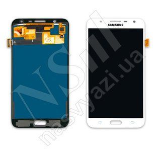Дисплей SAMSUNG J701 Galaxy J7 Neo 2017 з білим тачскріном 00-00020441 фото