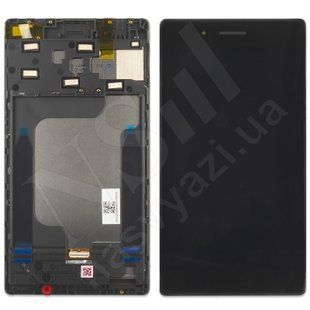 Дисплей LENOVO TB-7304L ZA310064UA Tab 7 Essential 2017 з чорним тачскрином та рамкою 00-00024472 фото