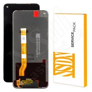 Дисплей OPPO Realme 8iRealme 9iNarzo 50Oppo A96 4G 2021 Service Pack з чорним тачскрином 00-00123834 фото