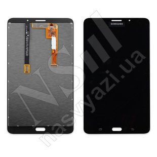 Дисплей SAMSUNG SM-T285 Galaxy Tab A 7" LTE 2016 з чорним тачскрином 00-00020027 фото