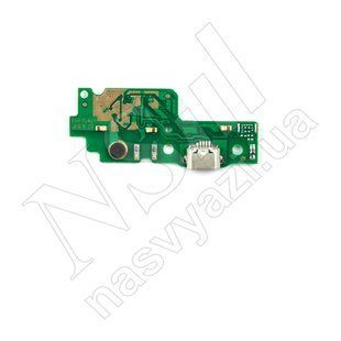 Нижня плата HUAWEI Y6 II CAM-L21 2016 з мікрофоном та системним розємом 00-00020347 фото