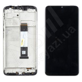 Дисплей XIAOMI Redmi 9TPoco M3 2020 з чорним тачскріном з рамкою 00-00023629 фото