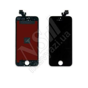 Дисплей APPLE iPhone 5 з чорним тачскріном 00-00019566 фото