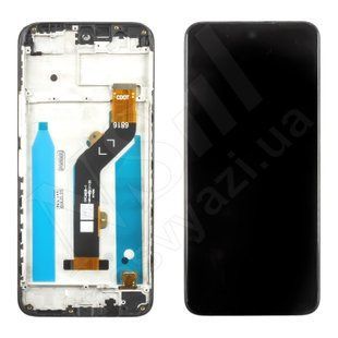 Дисплей INFINIX Hot 12 Play X6816D 2022 з чорним тачскрином та рамкою 00-00123868 фото