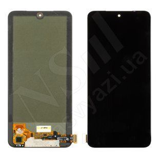 Дисплей XIAOMI Redmi Note 10 4GNote 10SPoco M5S 2021 OLED з чорним тачскріном 00-00023784 фото