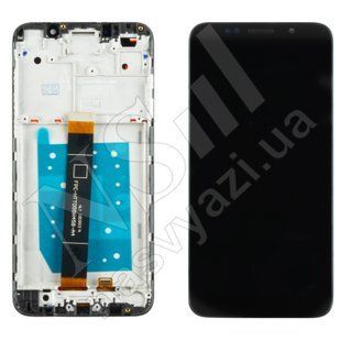 Дисплей HUAWEI Y5Honor 7A DRA-L21DRA-L22DRA-L02DUA-L22 2018 з чорним тачскрином та рамкою 00-00022982 фото