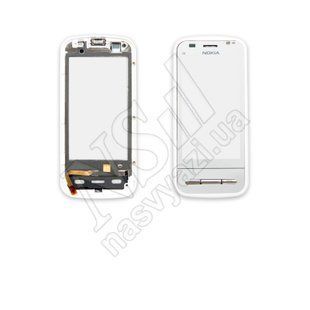 Тачскрін NOKIA C6-00 білий з рамкою і клавіатурою 00-00002311 фото