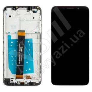 Дисплей HUAWEI Y5PHonor 9S DRA-LX9DUA-LX9 2020 з чорним тачскріном і рамкою 00-00022984 фото