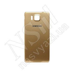 Задня кришка SAMSUNG G850 Galaxy Alpha 2014 Gold золота 00-00014658 фото