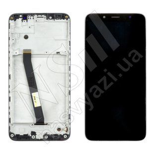Дисплей XIAOMI Redmi 7A 2019 з чорним тачскріном і рамкою 00-00023166 фото