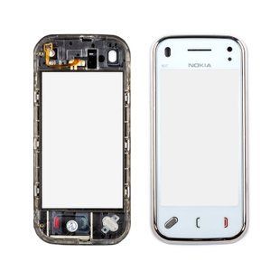 Тачскрін NOKIA N97 білий з корпусних рамкою 00-00102341 фото