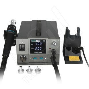 Паяльна станція SUGON 9630 760W гарячого повітря фен 100-500&deg;C та паяльник 200-500&deg;C 00-00025086 фото