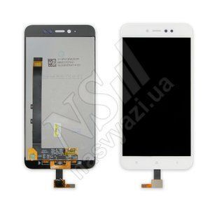 Дисплей XIAOMI Redmi Note 5A Prime 2017 з білим тачскріном 00-00017577 фото