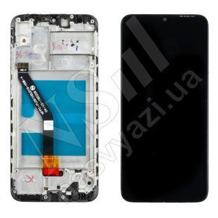 Дисплей HUAWEI Y6Y6 PrimeY6SHonor 8A MRD-LX1 2019 з чорним тачскрином та рамкою 00-00022986 фото