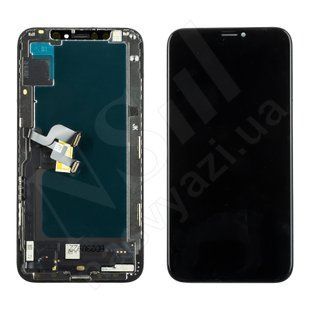 Дисплей APPLE iPhone XS IPS IN CELL JK з чорним тачскріном 00-00120893 фото