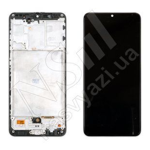 Дисплей SAMSUNG A315 Galaxy A31 2020 OLED з чорним тачскріном і рамкою 00-00022587 фото