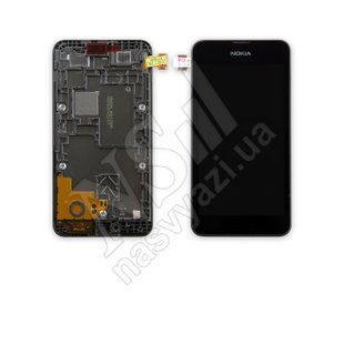 Дисплей NOKIA 530 з чорним тачскріном і рамкою 00-00000739 фото