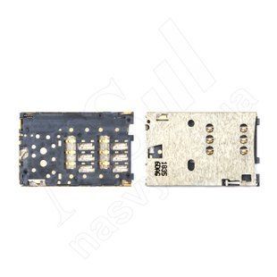 Конектор SIM карти NOKIA 301305 Asha306 AshaAsha 308C2-06 00-00013750 фото