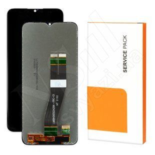 Дисплей SAMSUNG A025 Galaxy A02S 2021 160.5 мм Service Pack з чорним тачскрином 00-00121742 фото