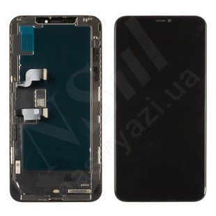 Дисплей APPLE iPhone XS Max IPS IN CELL HD HL з чорним тачскріном 00-00124433 фото