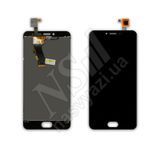 Дисплей MEIZU M3/M3 Mini з чорним тачскріном 00-00015071 фото