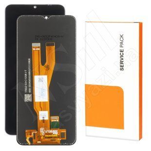 Дисплей SAMSUNG A032 Galaxy A03 Core 2021 Service Pack з чорним тачскрином 00-00121743 фото