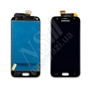 Дисплей SAMSUNG J330 Galaxy J3 2017 с черным тачскрином 00-00019527 фото