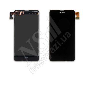 Дисплей NOKIA 630635 з чорним тачскріном 00-00000773 фото