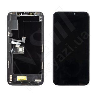 Дисплей APPLE iPhone 11 PRO IPS IN CELL JK з чорним тачскріном 00-00120896 фото