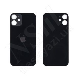 Задня кришка APPLE iPhone 12 mini Black чорна великі отвори 00-00023172 фото