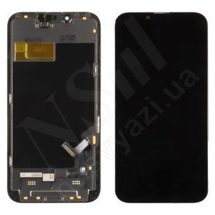 Дисплей APPLE iPhone 13 IPS IN CELL HD HL з чорним тачскріном 00-00124302 фото