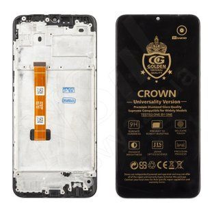Дисплей OPPO A15A15S з чорним тачскрином і рамкою 00-00024486 фото