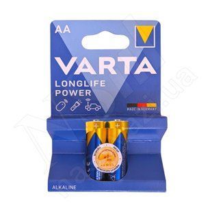 Батарейка Varta Micro High Energy Alkaline 1,5V LR6 MN1500 комплект 2 шт. 00-00124439 фото