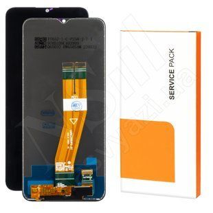 Дисплей SAMSUNG A037 Galaxy A03S 2021 160.5 мм Service Pack з чорним тачскрином 00-00121746 фото