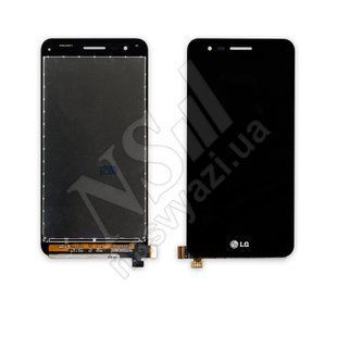 Дисплей LG K4 M160 2017 з чорним тачскріном 00-00018910 фото