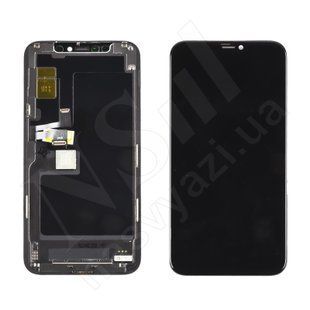 Дисплей APPLE iPhone 11 PRO IPS IN CELL HD KD з чорним тачскріном 00-00122502 фото