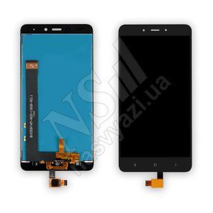 Дисплей XIAOMI Redmi Note 4 2017 з чорним тачскріном 00-00016130 фото