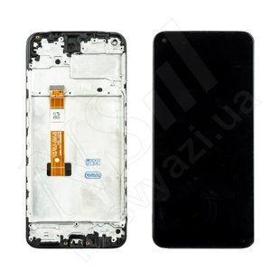 Дисплей OPPO A32A53 2020 з чорним тачскрином та рамкою 00-00024488 фото