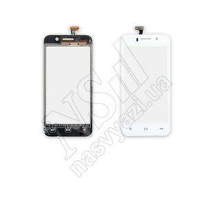 Тачскрін FLY IQ446 білий 00-00001676 фото