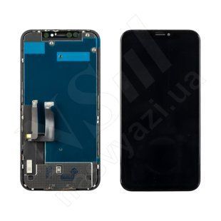 Дисплей APPLE iPhone XR IPS IN CELL UTC з чорним тачскріном 00-00123704 фото