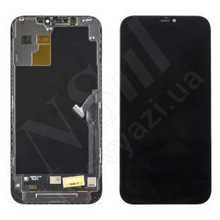 Дисплей APPLE iPhone 12 PRO Max IPS IN CELL JK з чорним тачскріном 00-00120900 фото