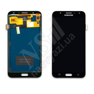 Дисплей SAMSUNG J700 Galaxy J7 2015 с черным тачскрином 00-00019512 фото